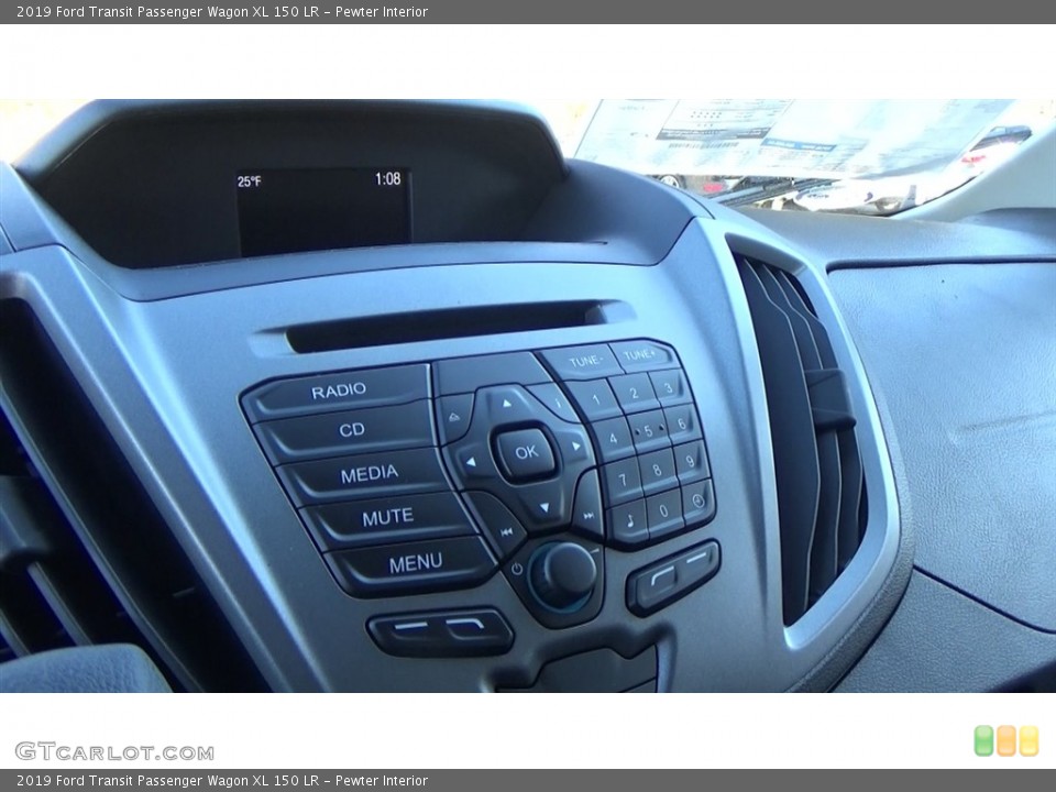 Pewter Interior Controls for the 2019 Ford Transit Passenger Wagon XL 150 LR #130588410