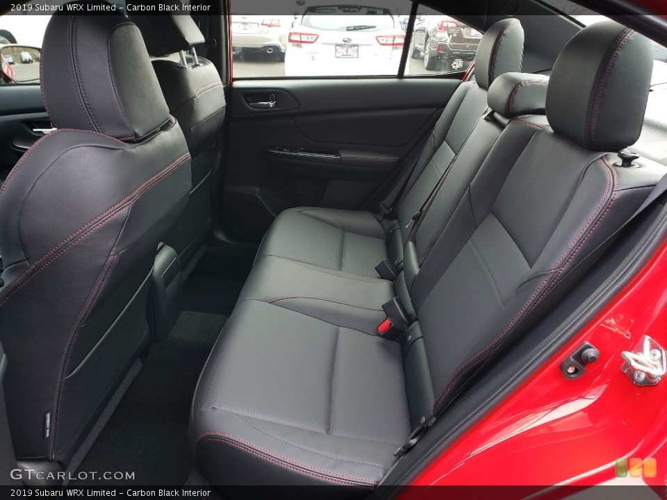 Carbon Black Interior Rear Seat for the 2019 Subaru WRX Limited #130588533