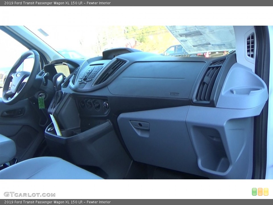 Pewter Interior Dashboard for the 2019 Ford Transit Passenger Wagon XL 150 LR #130588611
