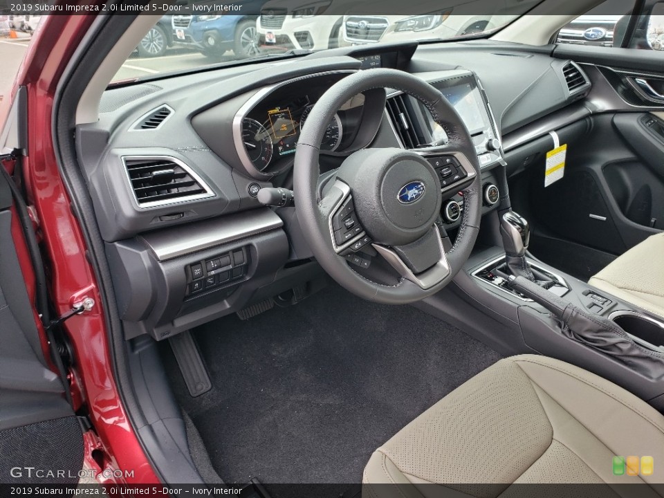 Ivory Interior Photo for the 2019 Subaru Impreza 2.0i Limited 5-Door #130589253