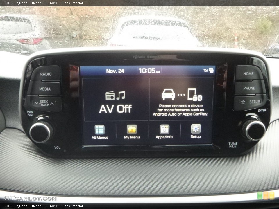 Black Interior Controls for the 2019 Hyundai Tucson SEL AWD #130590309