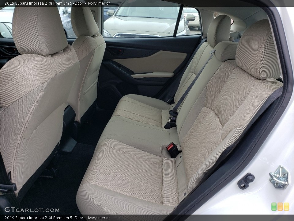 Ivory Interior Rear Seat for the 2019 Subaru Impreza 2.0i Premium 5-Door #130590948
