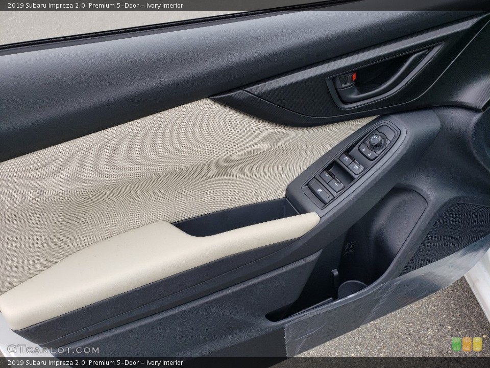 Ivory Interior Door Panel for the 2019 Subaru Impreza 2.0i Premium 5-Door #130591014