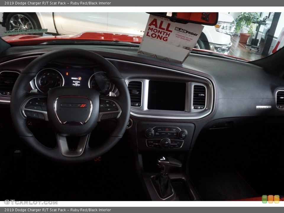 Ruby Red/Black Interior Dashboard for the 2019 Dodge Charger R/T Scat Pack #130596930