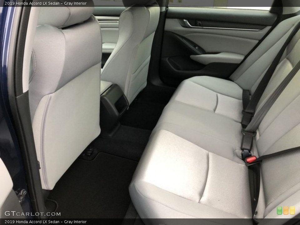 Gray Interior Rear Seat for the 2019 Honda Accord LX Sedan #130602195