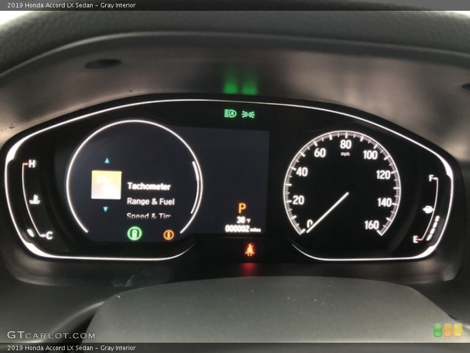 Gray Interior Gauges for the 2019 Honda Accord LX Sedan #130602346