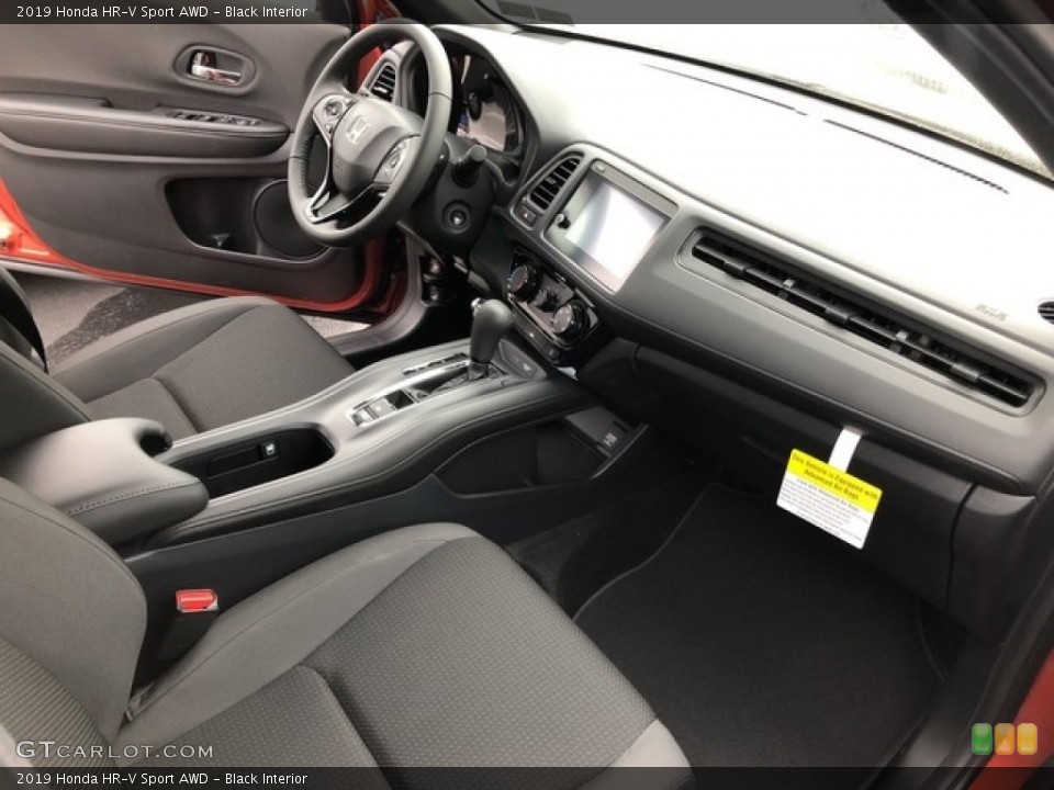 Black Interior Dashboard for the 2019 Honda HR-V Sport AWD #130602483