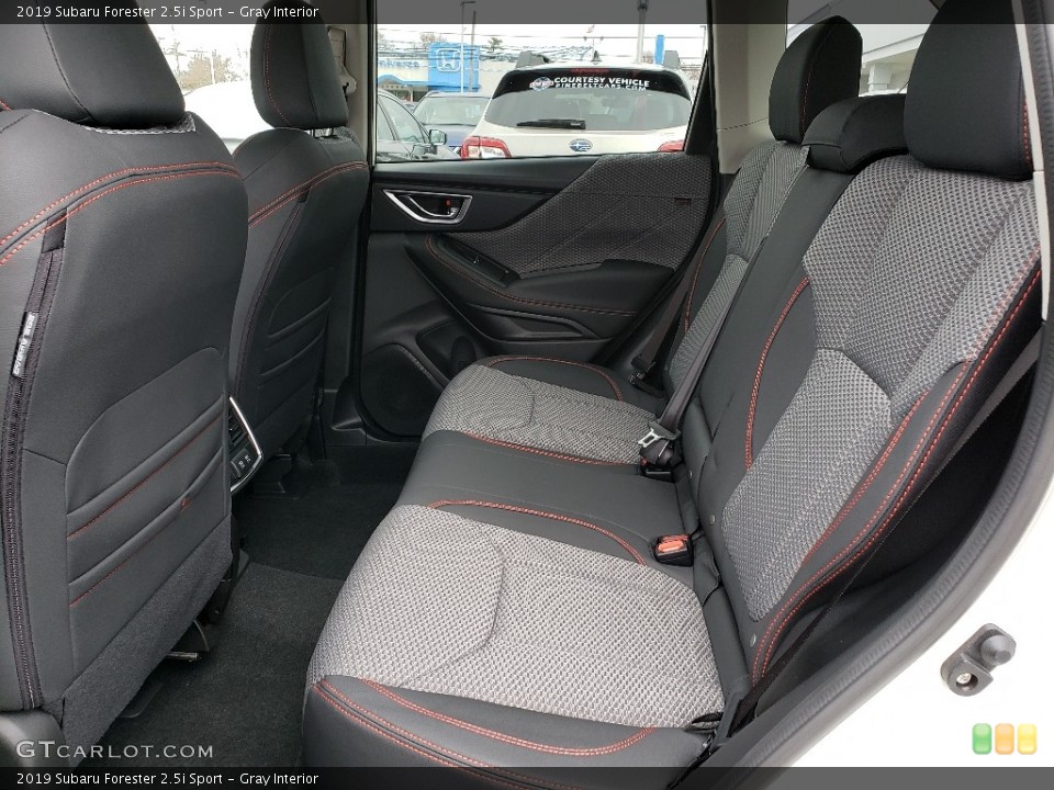 Gray Interior Rear Seat for the 2019 Subaru Forester 2.5i Sport #130604097