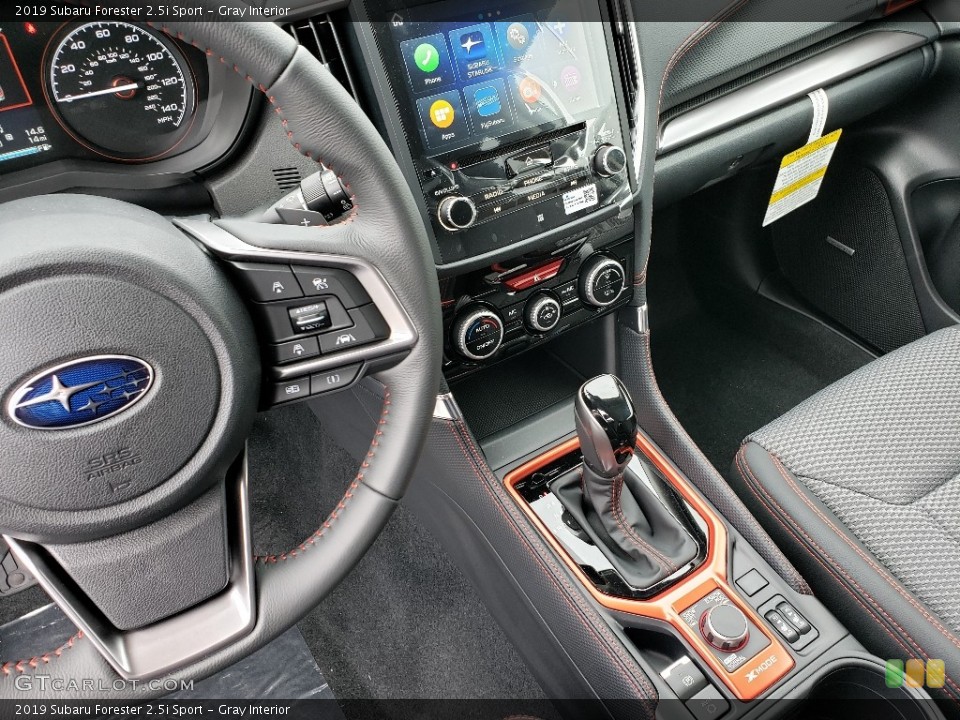 Gray Interior Controls for the 2019 Subaru Forester 2.5i Sport #130604232
