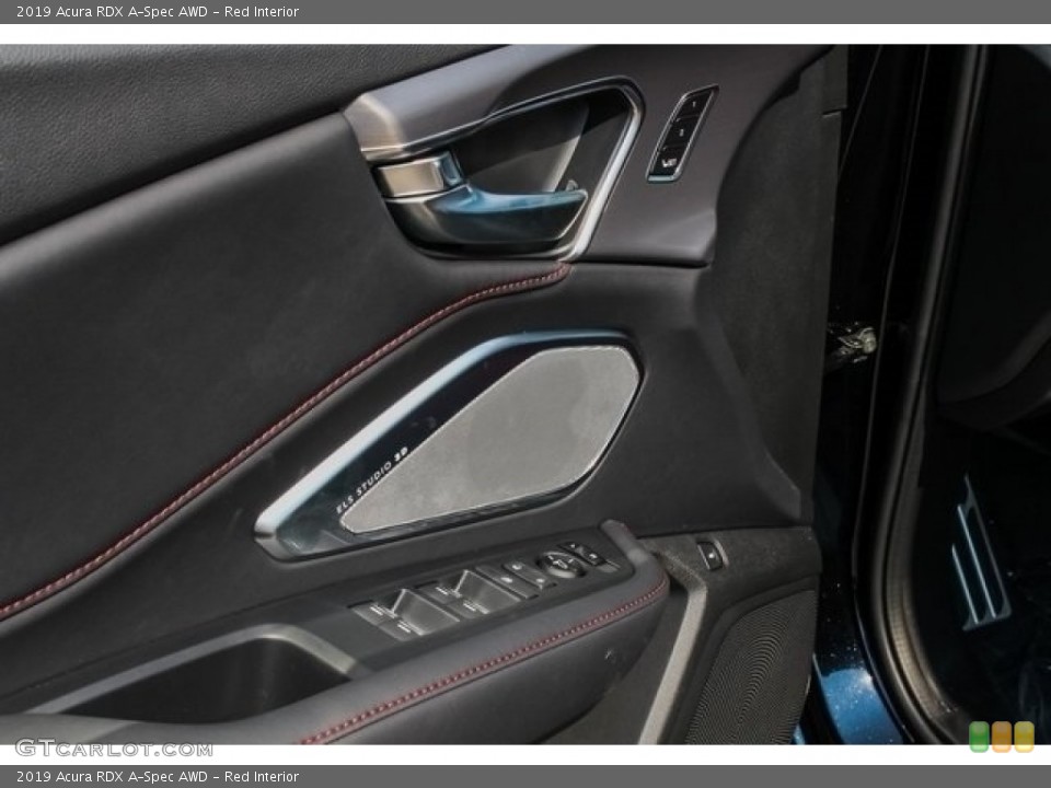 Red Interior Controls for the 2019 Acura RDX A-Spec AWD #130607163