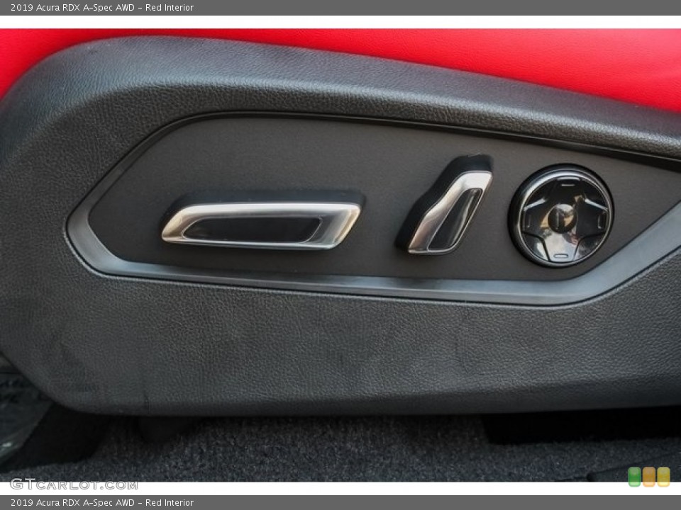 Red Interior Controls for the 2019 Acura RDX A-Spec AWD #130607184