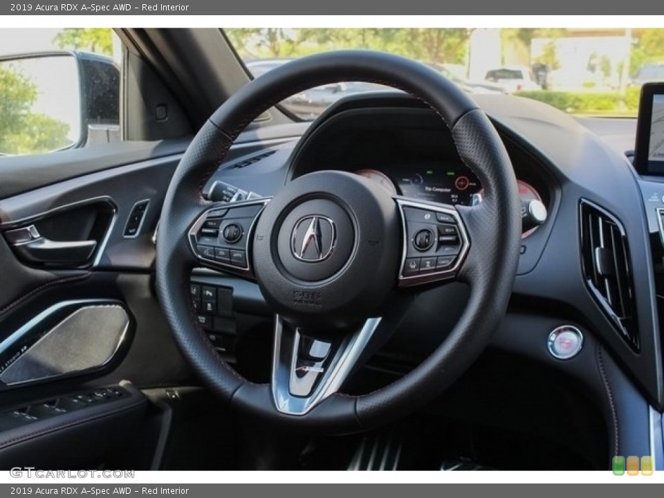 Red Interior Steering Wheel for the 2019 Acura RDX A-Spec AWD #130607394