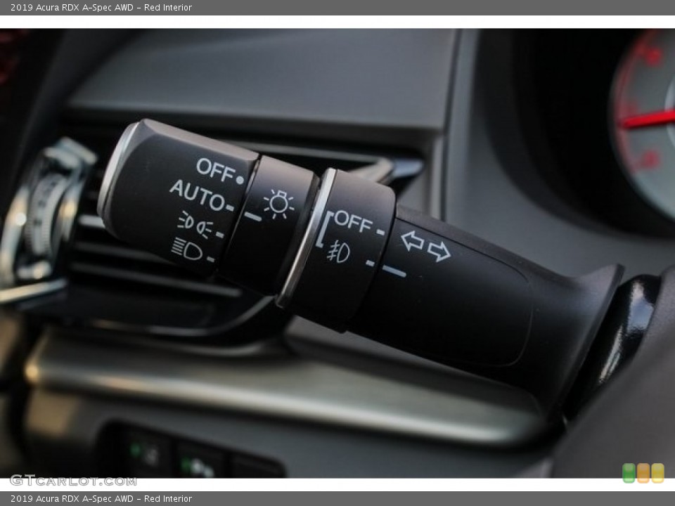 Red Interior Controls for the 2019 Acura RDX A-Spec AWD #130607529
