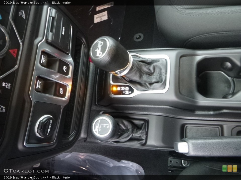 Black Interior Transmission for the 2019 Jeep Wrangler Sport 4x4 #130607766