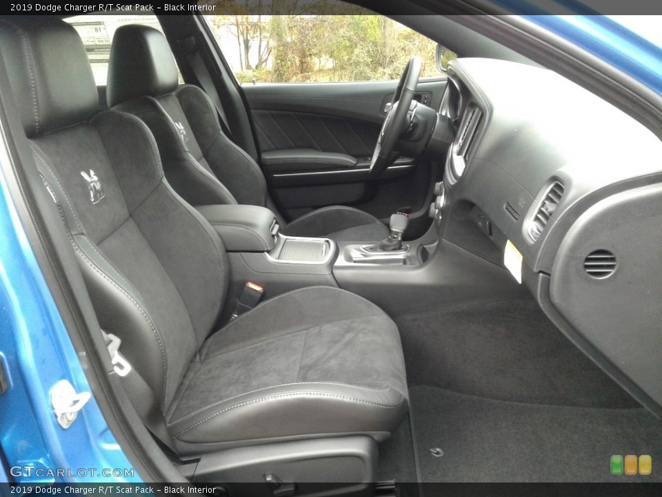 Black Interior Front Seat for the 2019 Dodge Charger R/T Scat Pack #130615716
