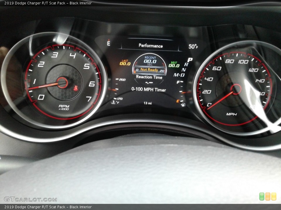 Black Interior Gauges for the 2019 Dodge Charger R/T Scat Pack #130615836