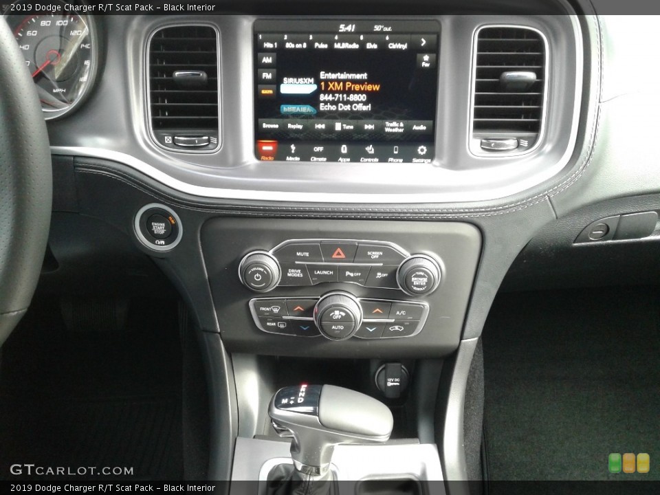 Black Interior Controls for the 2019 Dodge Charger R/T Scat Pack #130615863