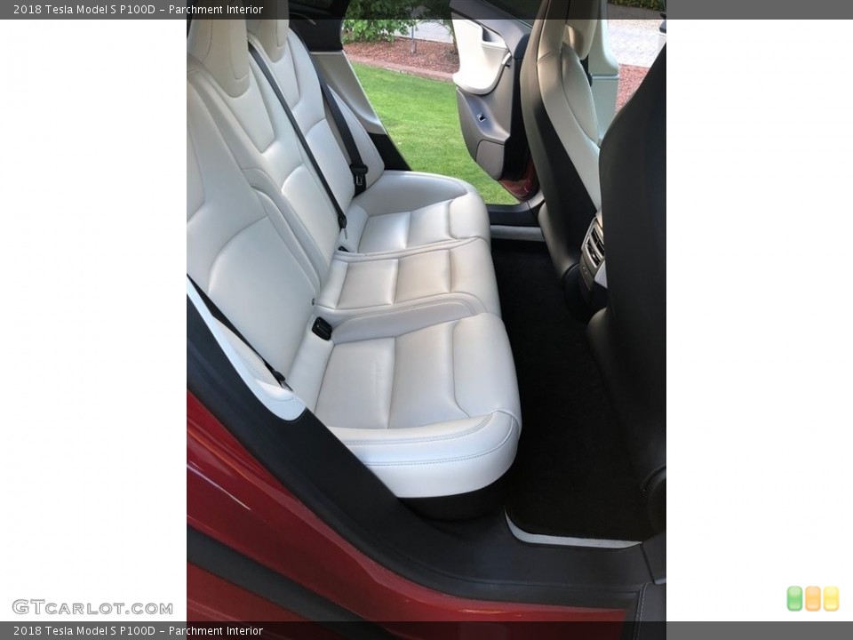 Parchment Interior Rear Seat for the 2018 Tesla Model S P100D #130617603