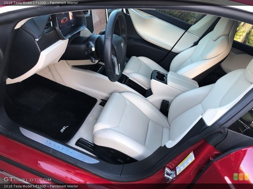 Parchment Interior Photo for the 2018 Tesla Model S P100D #130617639