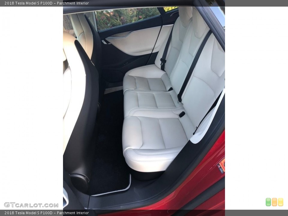 Parchment Interior Rear Seat for the 2018 Tesla Model S P100D #130617681