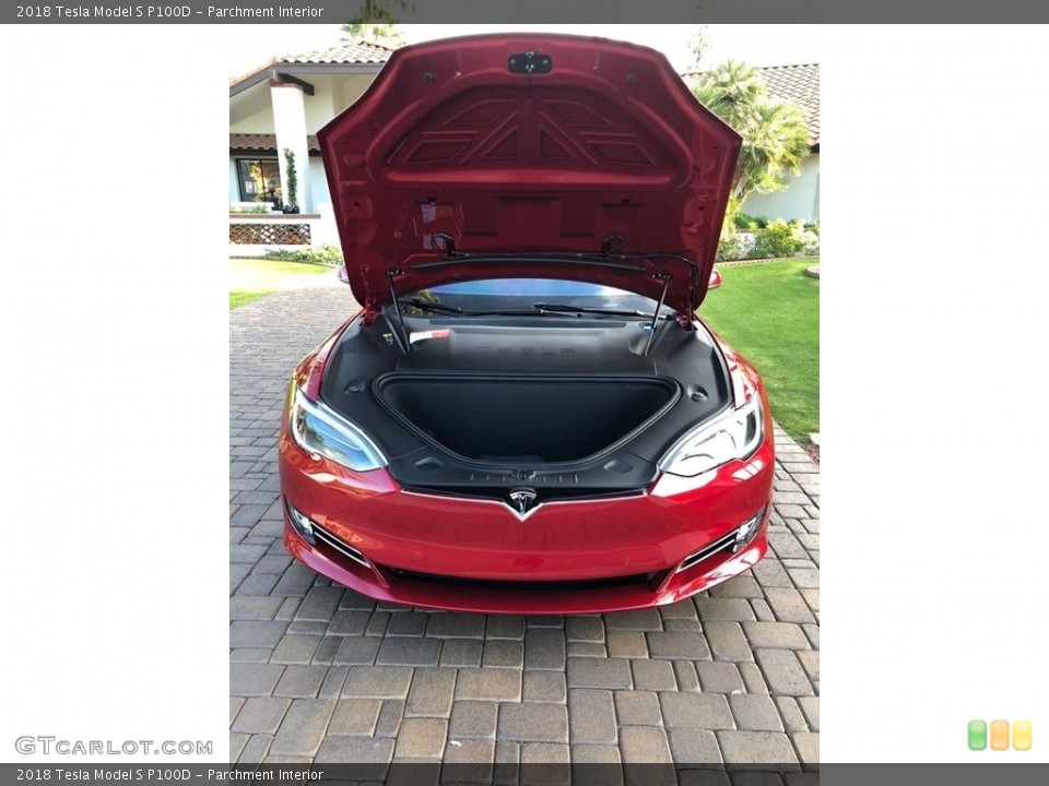 Parchment Interior Trunk for the 2018 Tesla Model S P100D #130617699