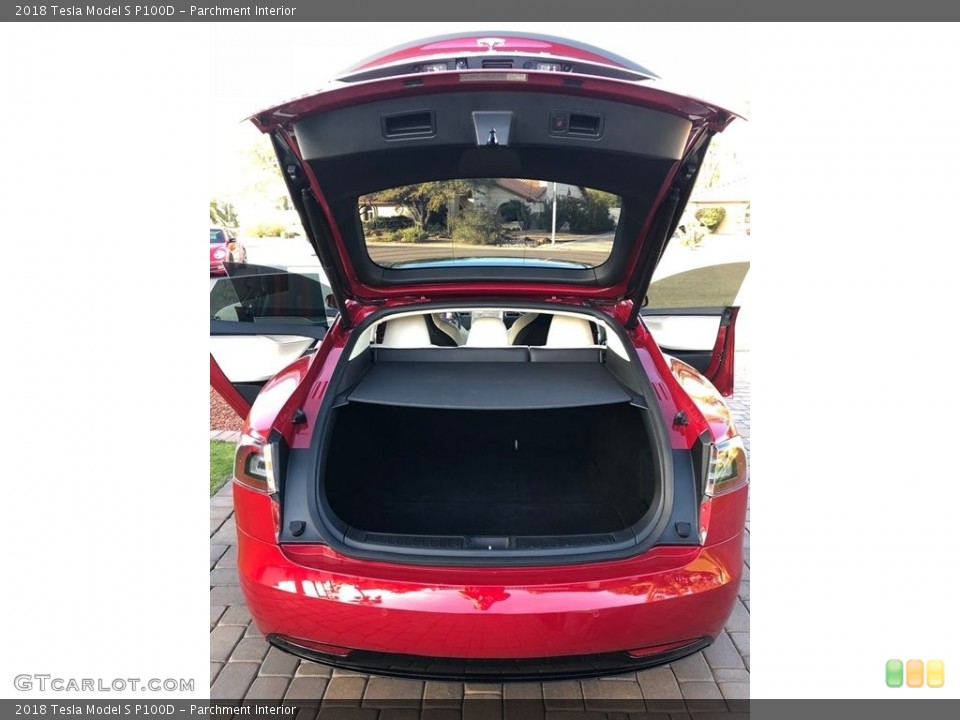 Parchment Interior Trunk for the 2018 Tesla Model S P100D #130617711