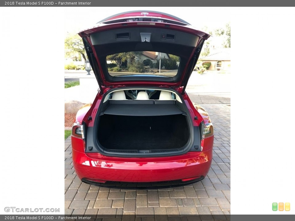 Parchment Interior Trunk for the 2018 Tesla Model S P100D #130617759