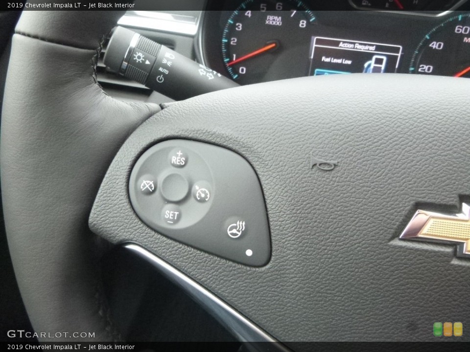 Jet Black Interior Steering Wheel for the 2019 Chevrolet Impala LT #130620039