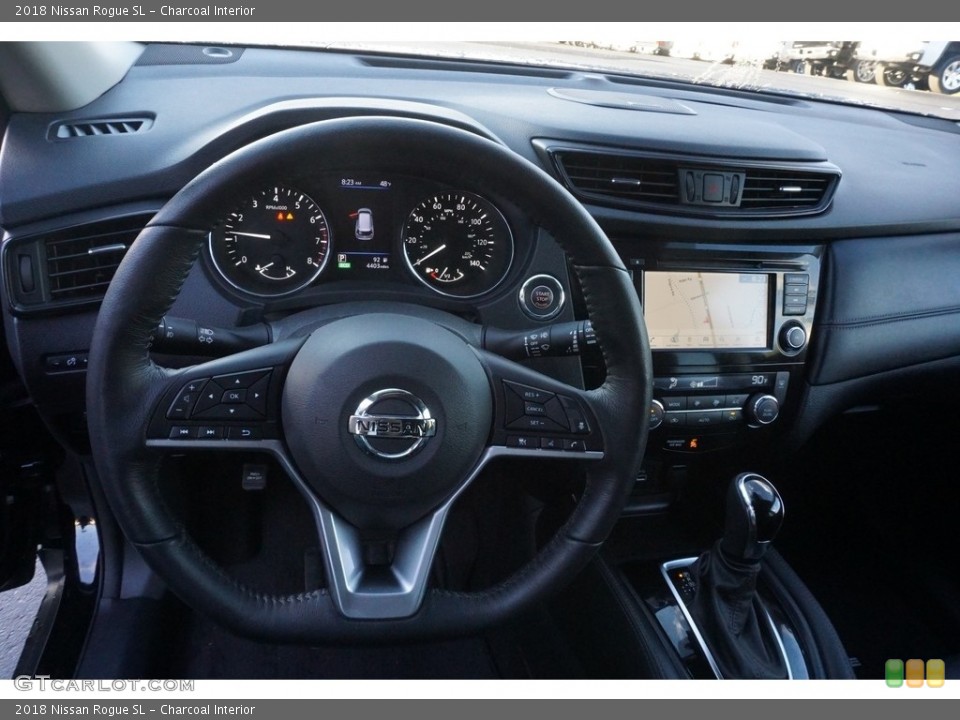 Charcoal Interior Dashboard for the 2018 Nissan Rogue SL #130620600