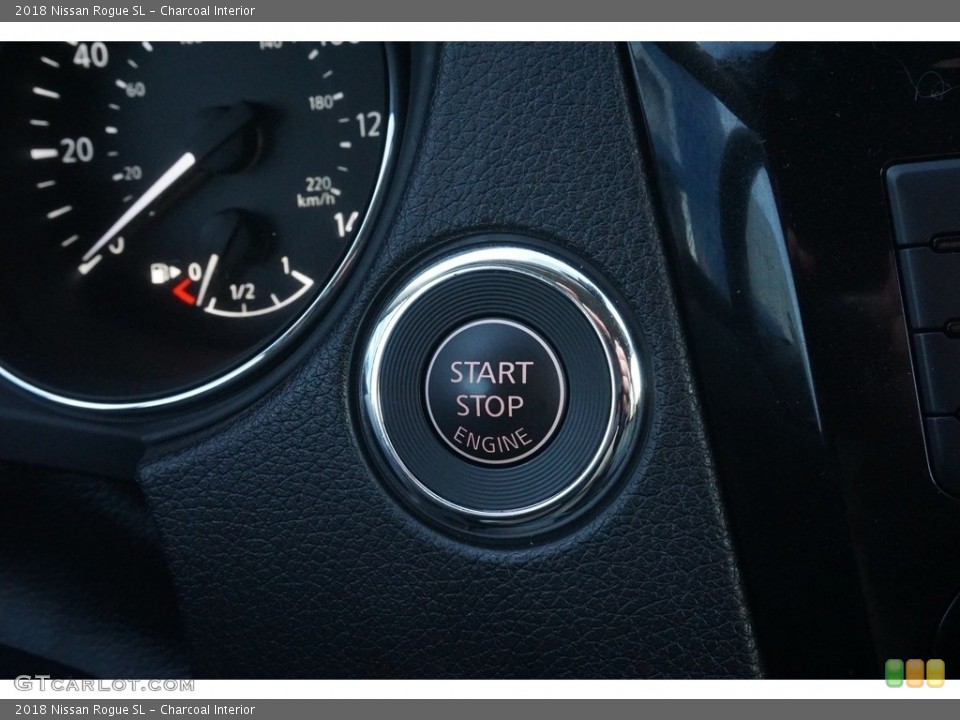 Charcoal Interior Controls for the 2018 Nissan Rogue SL #130620612
