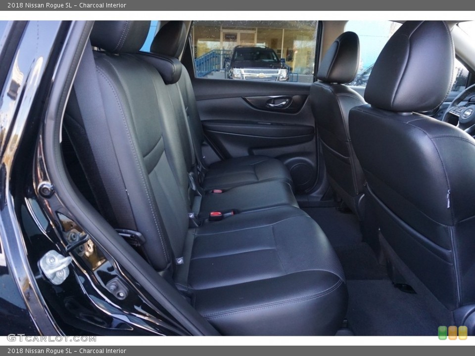 Charcoal Interior Rear Seat for the 2018 Nissan Rogue SL #130620636