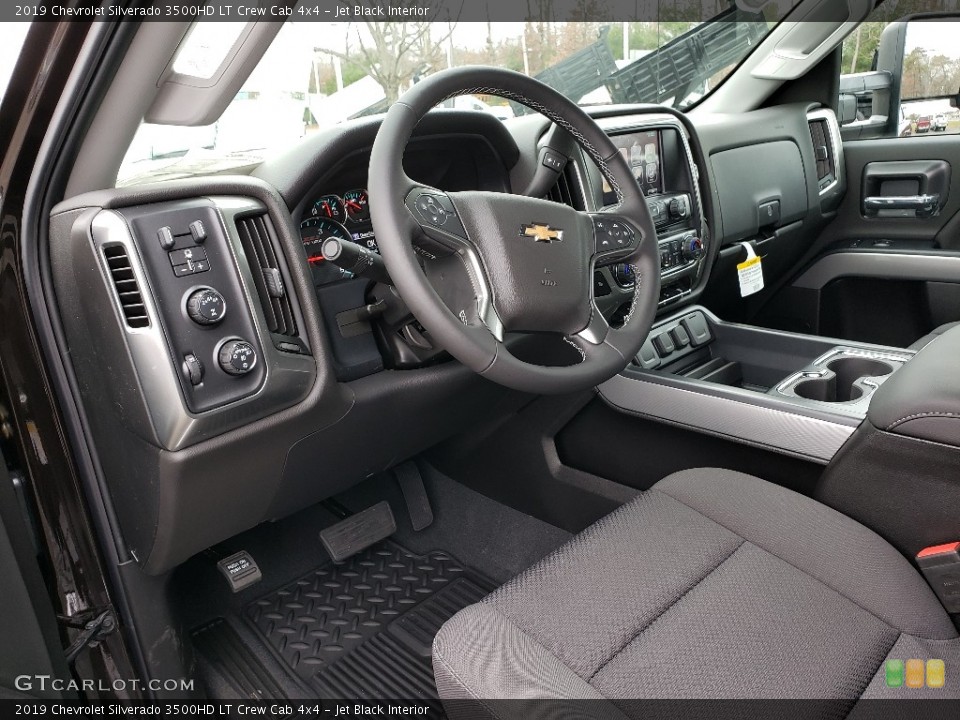 Jet Black Interior Photo for the 2019 Chevrolet Silverado 3500HD LT Crew Cab 4x4 #130621920