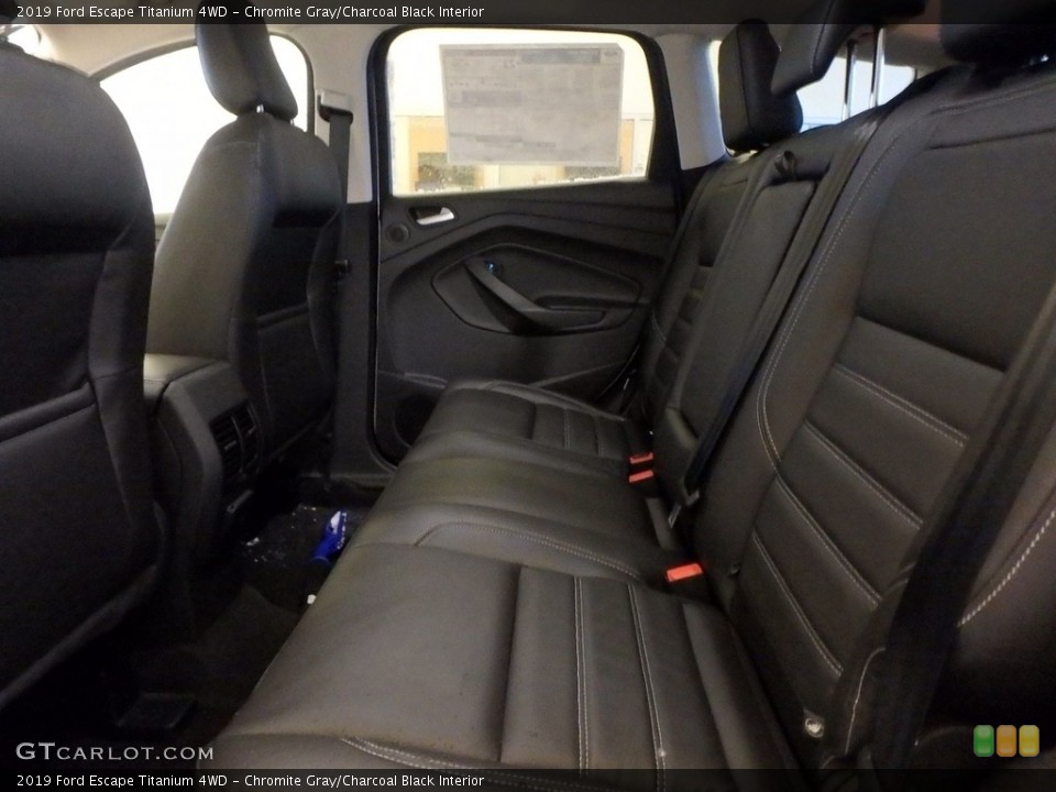 Chromite Gray/Charcoal Black Interior Rear Seat for the 2019 Ford Escape Titanium 4WD #130624101