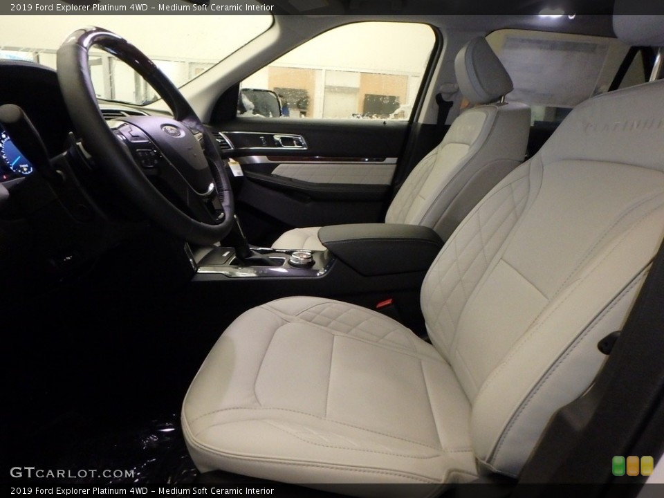 Medium Soft Ceramic Interior Front Seat for the 2019 Ford Explorer Platinum 4WD #130624464