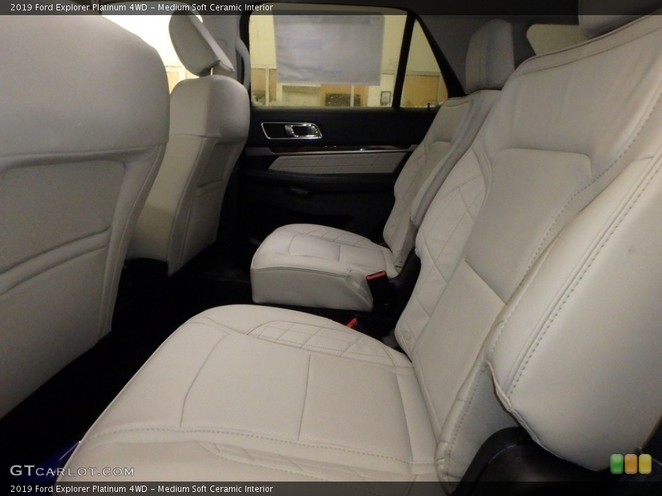 Medium Soft Ceramic Interior Rear Seat for the 2019 Ford Explorer Platinum 4WD #130624494