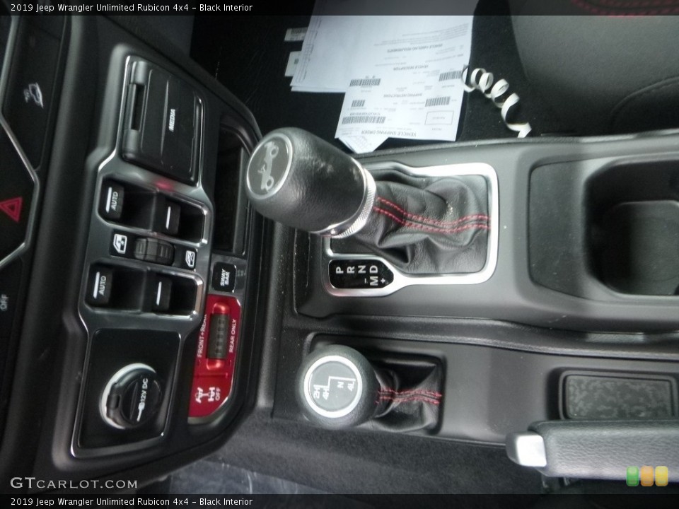 Black Interior Transmission for the 2019 Jeep Wrangler Unlimited Rubicon 4x4 #130630173