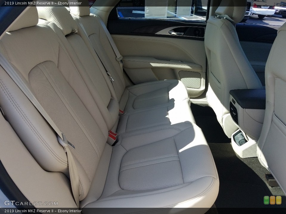 Ebony Interior Rear Seat for the 2019 Lincoln MKZ Reserve II #130630794