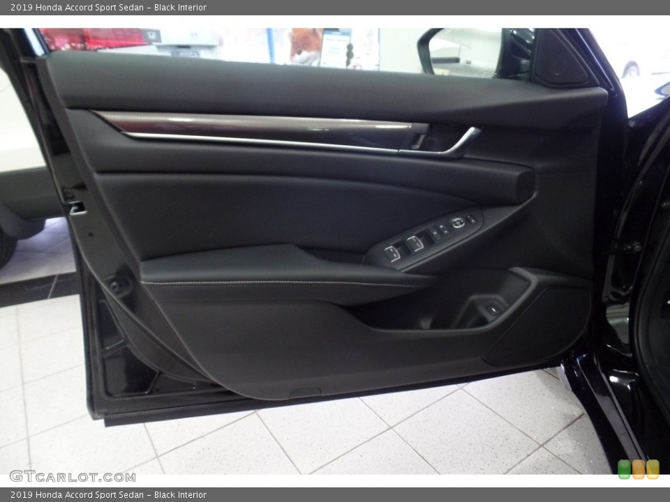 Black Interior Door Panel for the 2019 Honda Accord Sport Sedan #130631679