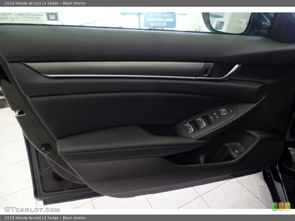 Black Interior Door Panel for the 2019 Honda Accord LX Sedan #130632858