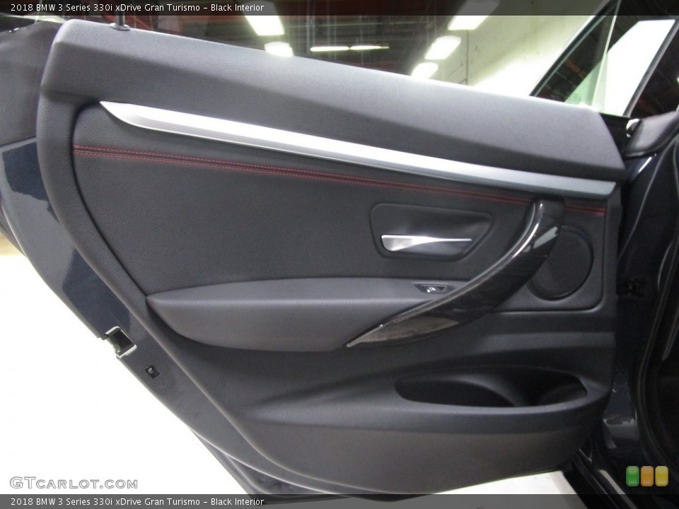 Black Interior Door Panel for the 2018 BMW 3 Series 330i xDrive Gran Turismo #130634448