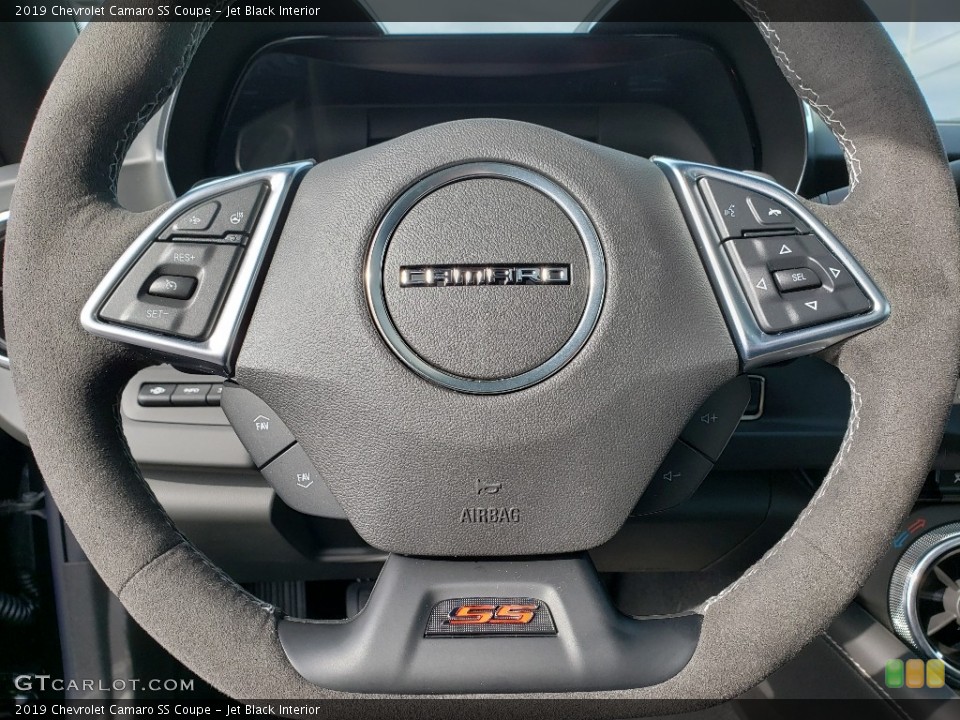 Jet Black Interior Steering Wheel for the 2019 Chevrolet Camaro SS Coupe #130637787