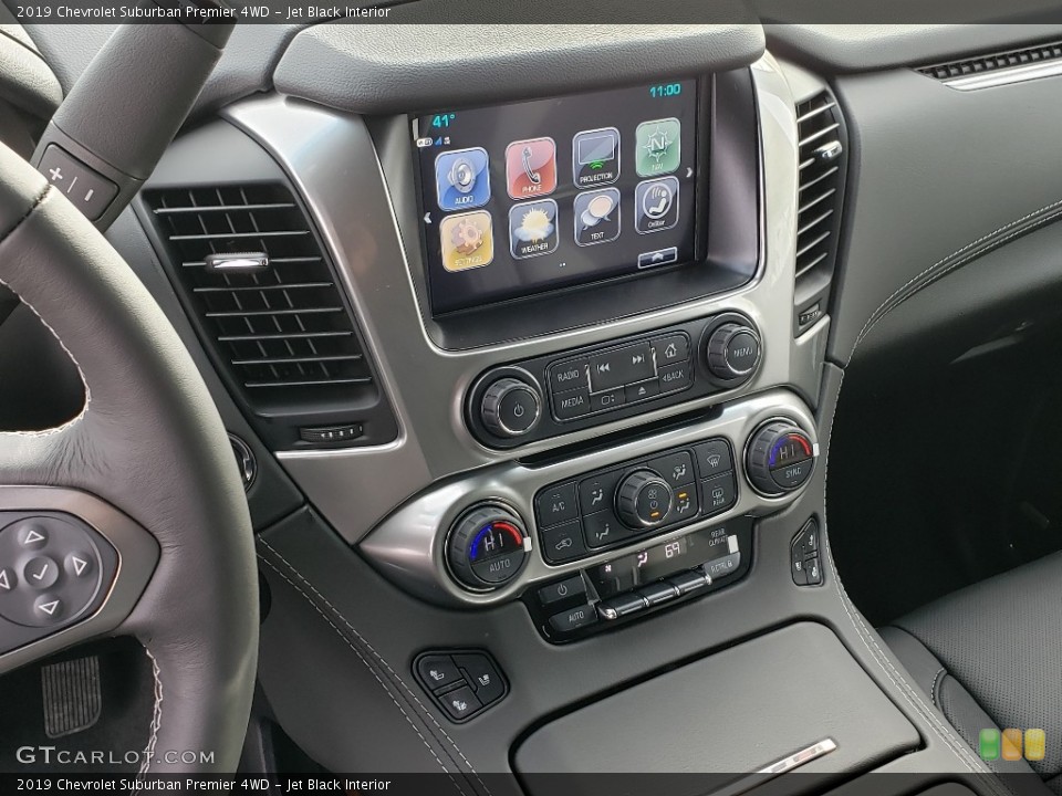 Jet Black Interior Controls for the 2019 Chevrolet Suburban Premier 4WD #130638798