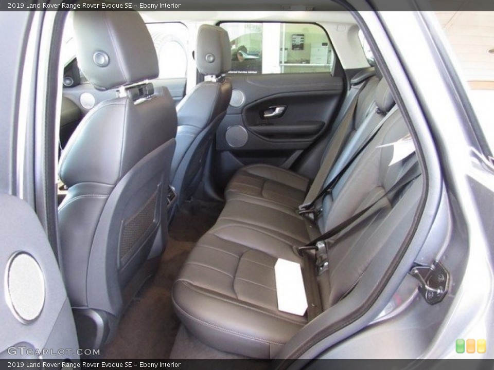 Ebony Interior Rear Seat for the 2019 Land Rover Range Rover Evoque SE #130641520