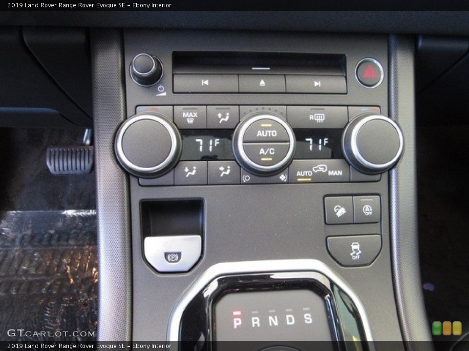 Ebony Interior Controls for the 2019 Land Rover Range Rover Evoque SE #130641831