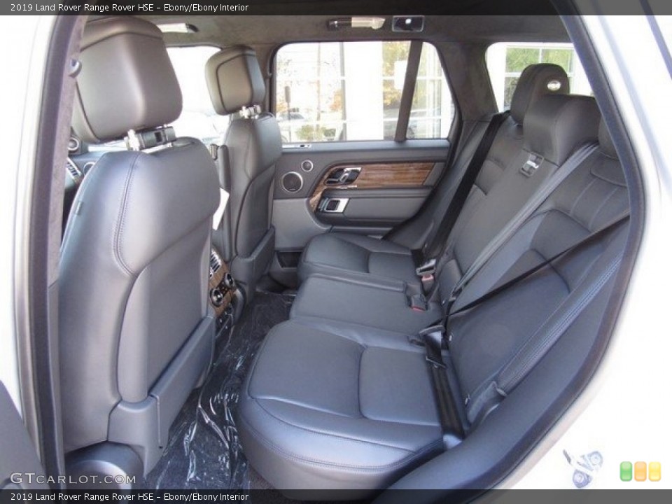 Ebony/Ebony Interior Rear Seat for the 2019 Land Rover Range Rover HSE #130642881