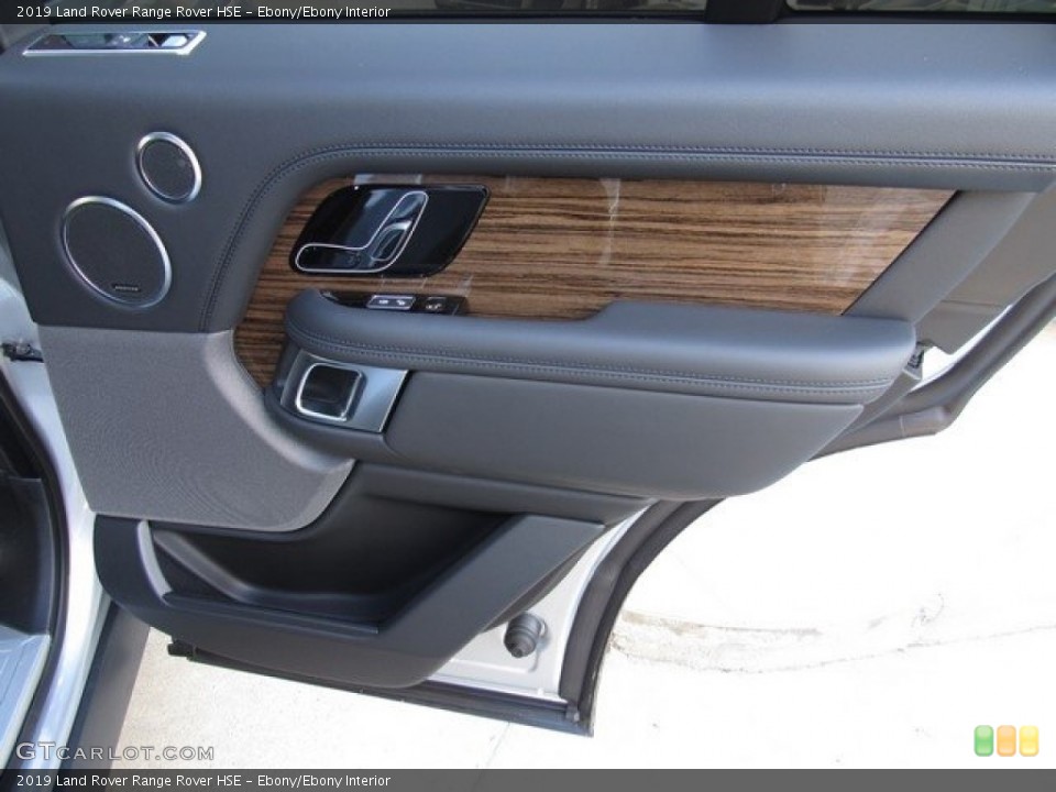 Ebony/Ebony Interior Door Panel for the 2019 Land Rover Range Rover HSE #130643019