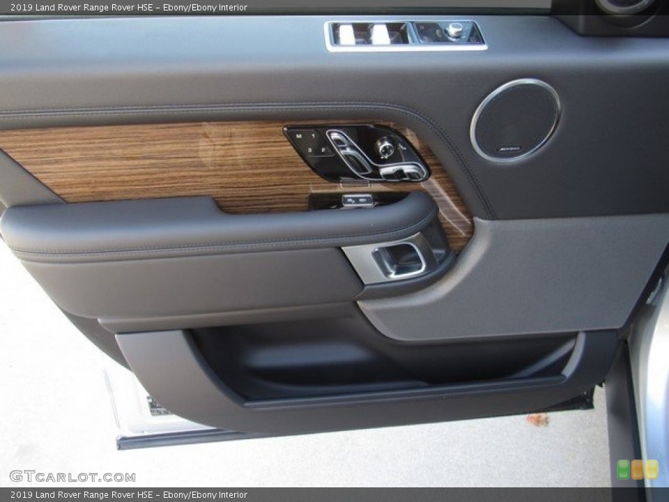 Ebony/Ebony Interior Door Panel for the 2019 Land Rover Range Rover HSE #130643118