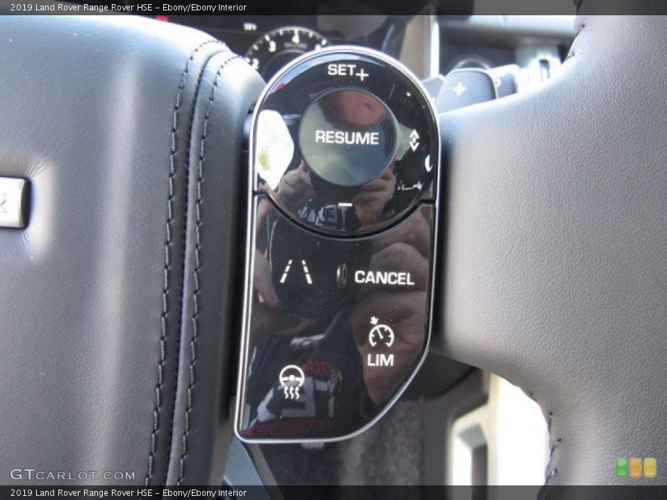 Ebony/Ebony Interior Steering Wheel for the 2019 Land Rover Range Rover HSE #130643223
