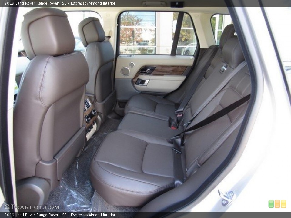 Espresso/Almond Interior Rear Seat for the 2019 Land Rover Range Rover HSE #130644477