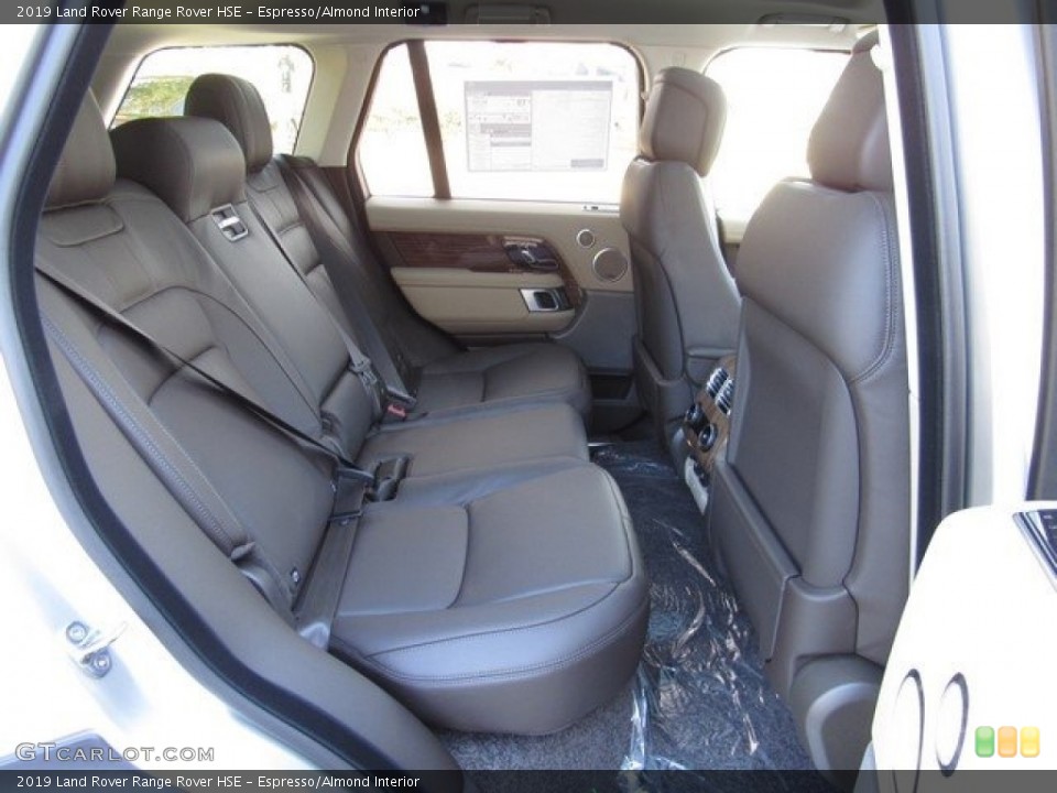 Espresso/Almond Interior Rear Seat for the 2019 Land Rover Range Rover HSE #130644588